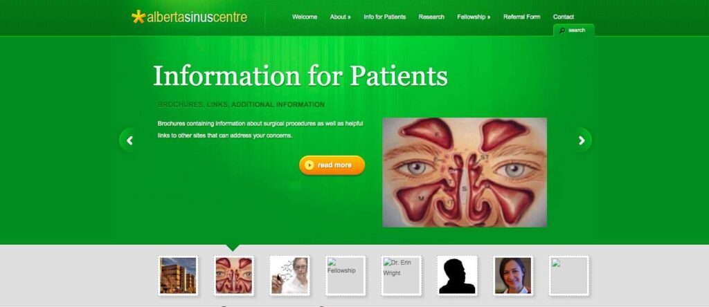 Alberta Sinus Centre's Homepage