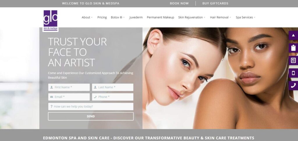 Glo Skin & Medspa's Homepage