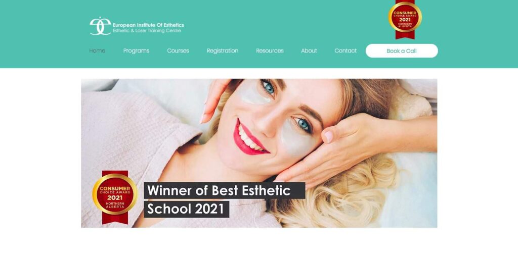 European Institue of Aesthetics' Homepage