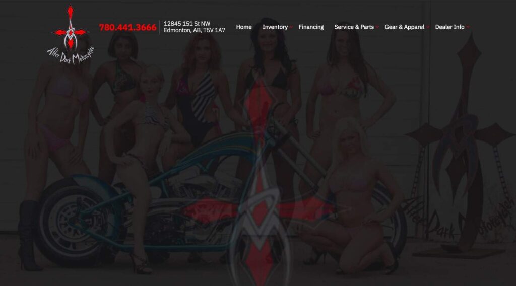 After Dark Motorcycles' Homepage