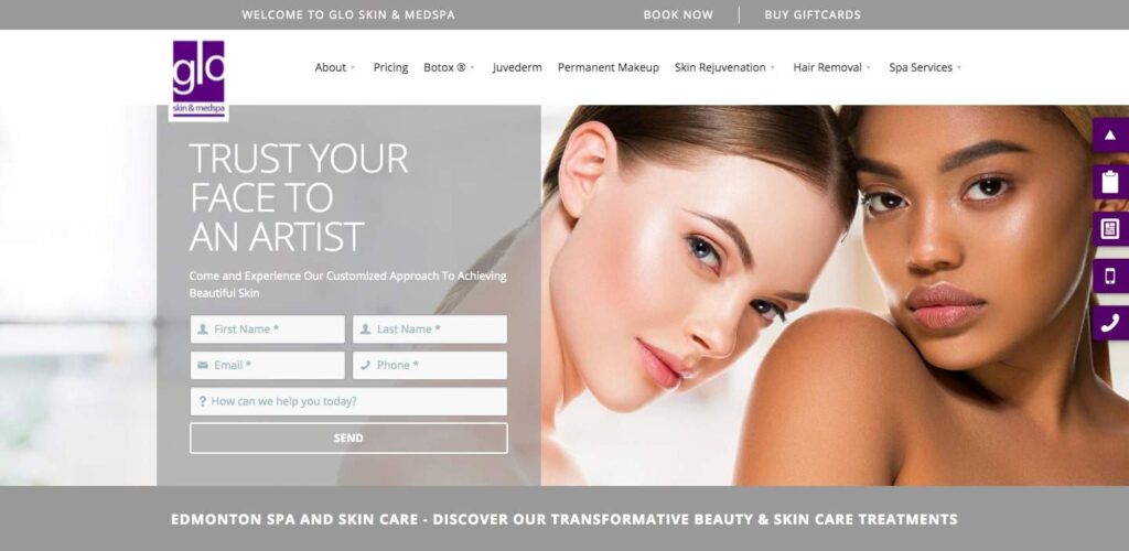 Glo Skin & Medspa's Homepage