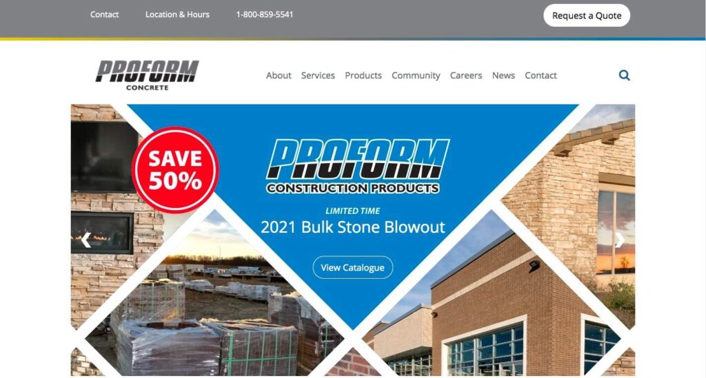 Proform Concrete's Homepage