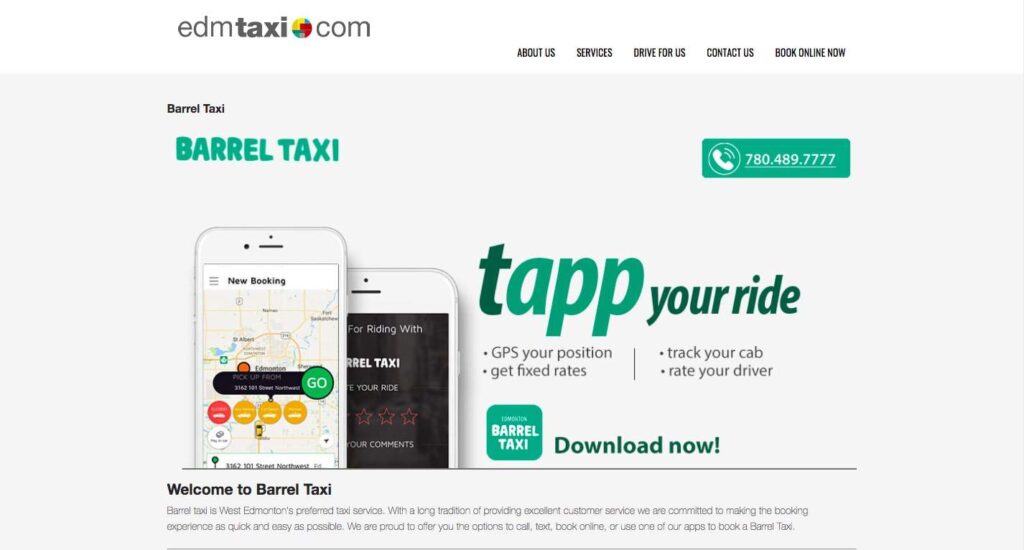 Greater Edmonton Taxi Service, Inc.'s Homepage
