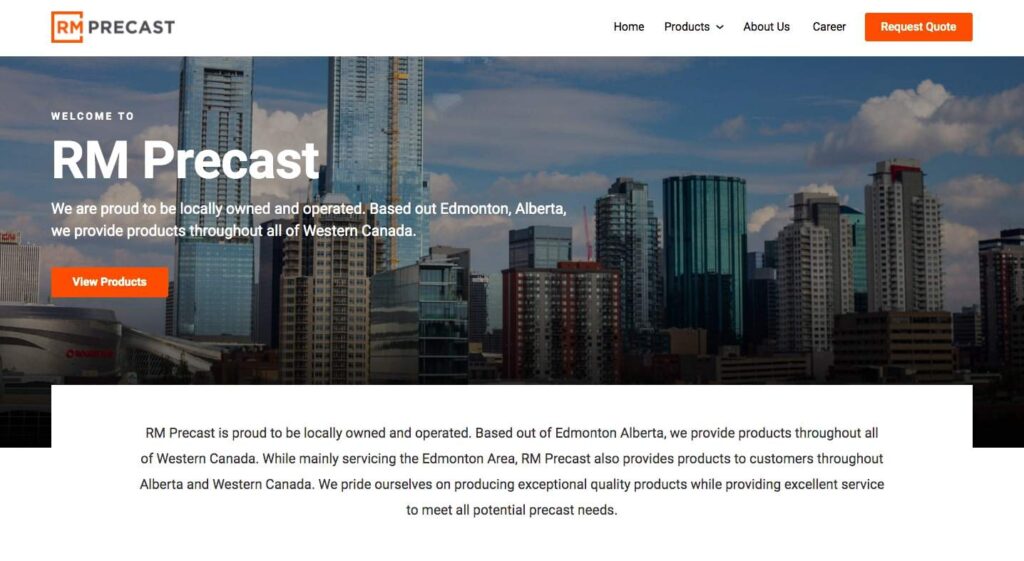 RM Precast's Homepage
