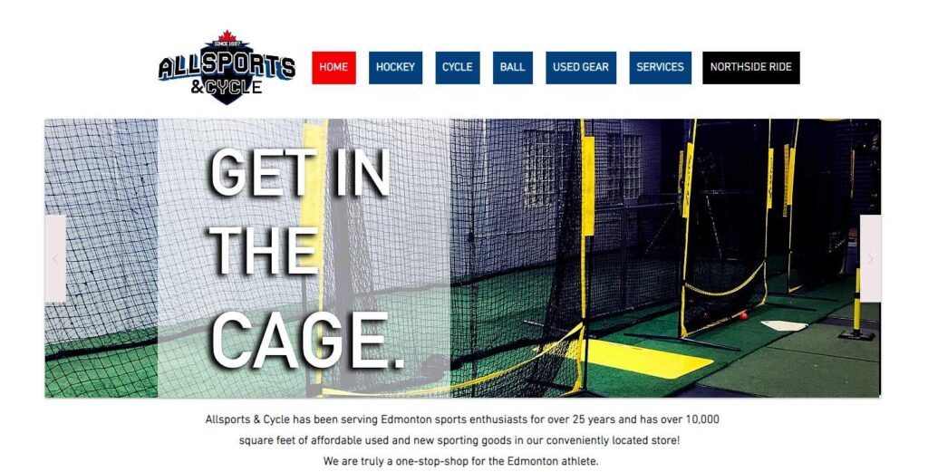 Allsports & Cycle's Homepage
