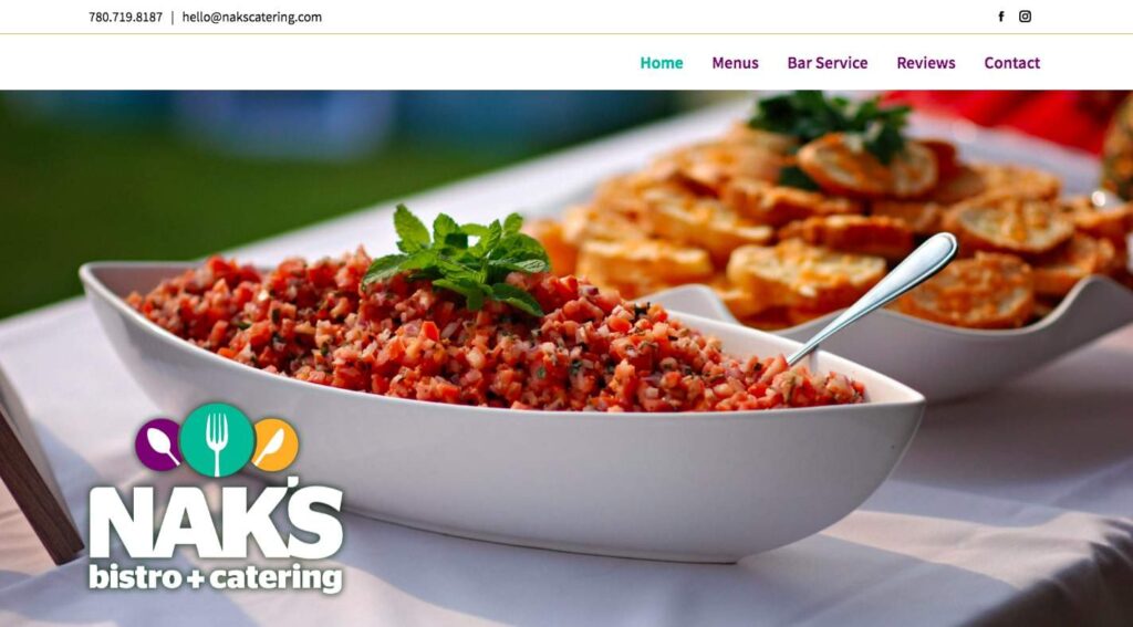 Nak’s Bistro & Catering's Homepage