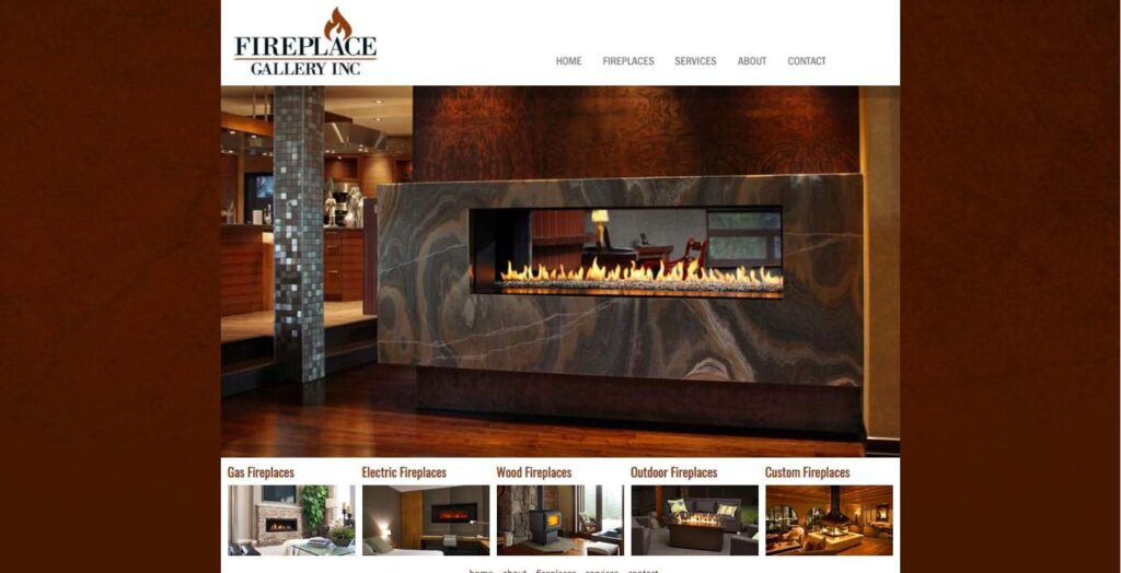 Fireplace Gallery Inc.'s Homepage