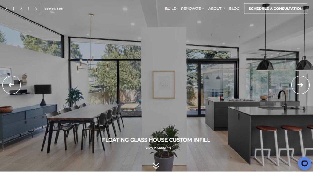Alair Homes' Homepage