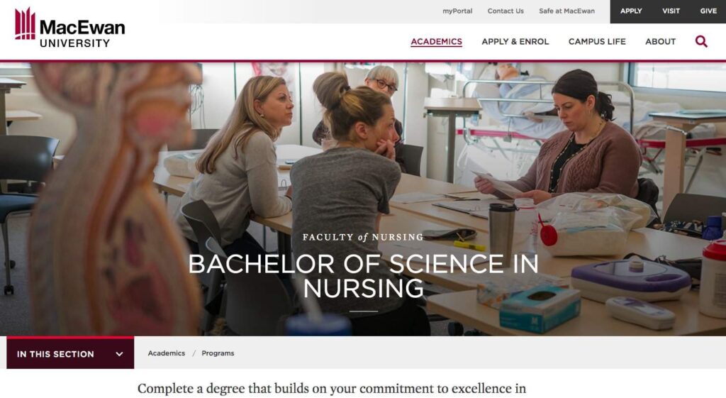 MacEwan University's Homepage
