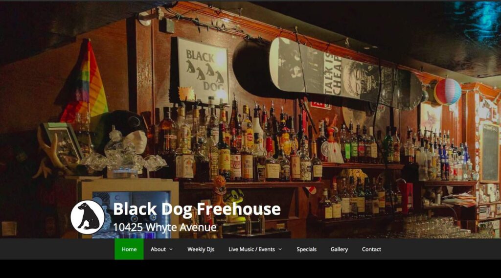 The Black Dog Freehouse's Homepage