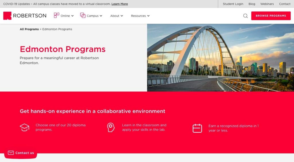Robertson College's Homepage