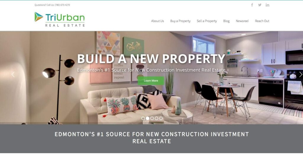 Triurban Real Estate's Homepage