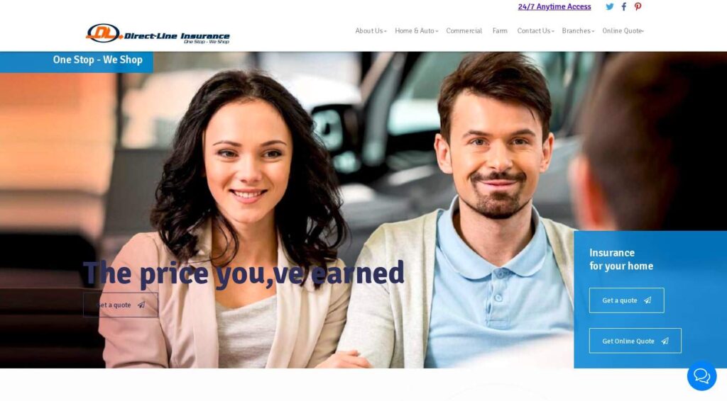 Kori Maki of Direct-Line Insurance's Homepage
