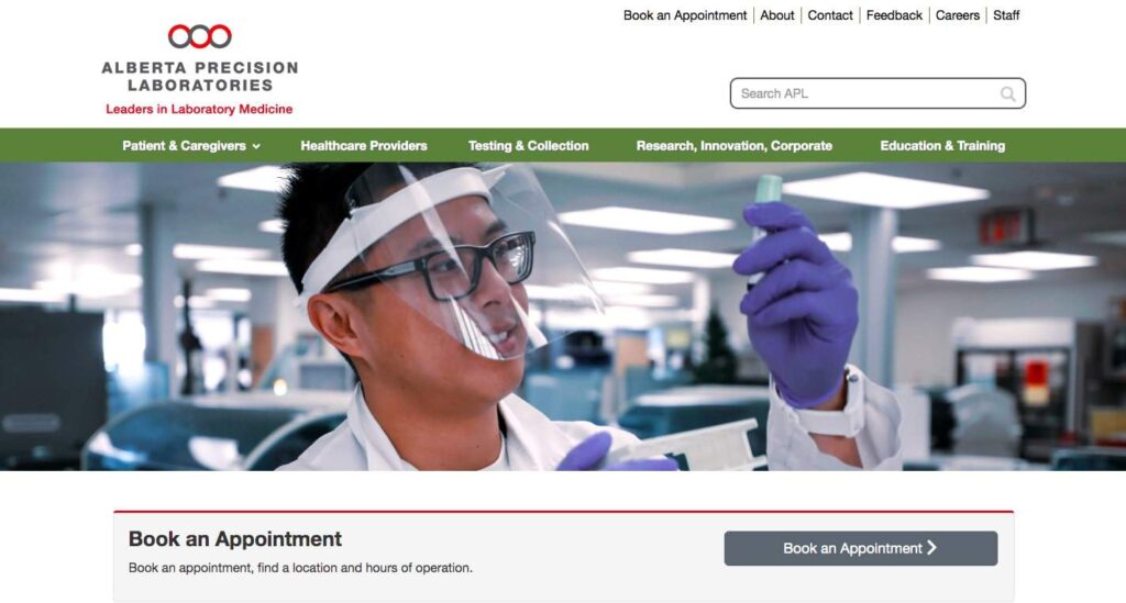 Alberta Precision Labs' Homepage