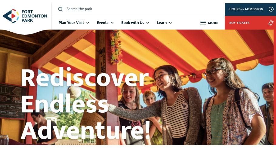 Fort Edmonton Park's Homepage