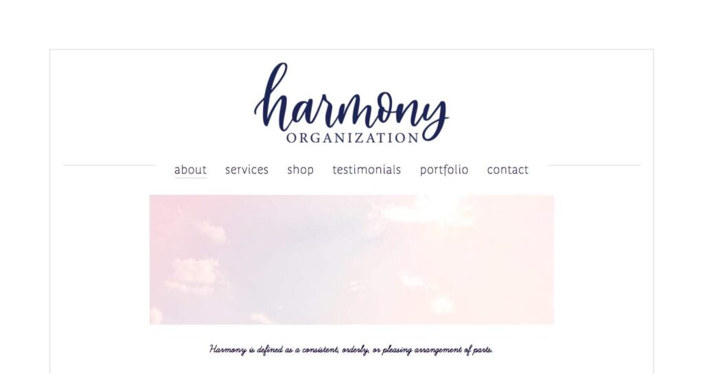 Harmony Organization's Homepage
