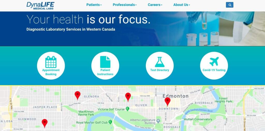 DynaLIFE Medical Labs' Homepage