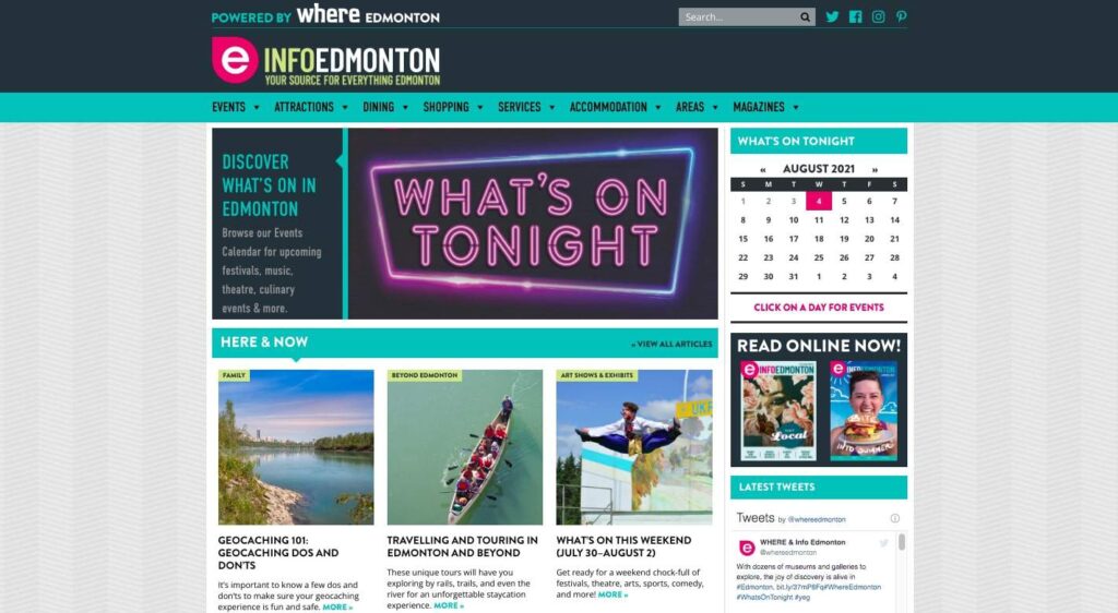 Info Edmonton's Homepage