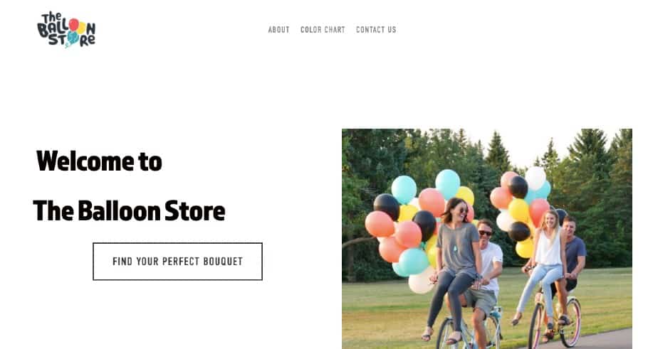 The Balloon Store's Homepage