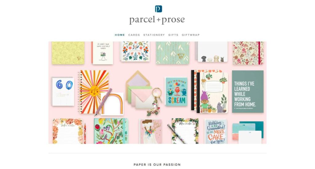 Parcel + Prose's Homepage
