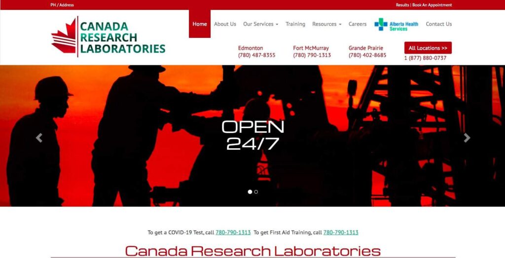 Canada Research Laboratories' Homepage