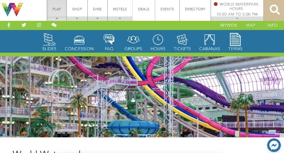World Waterpark's Homepage