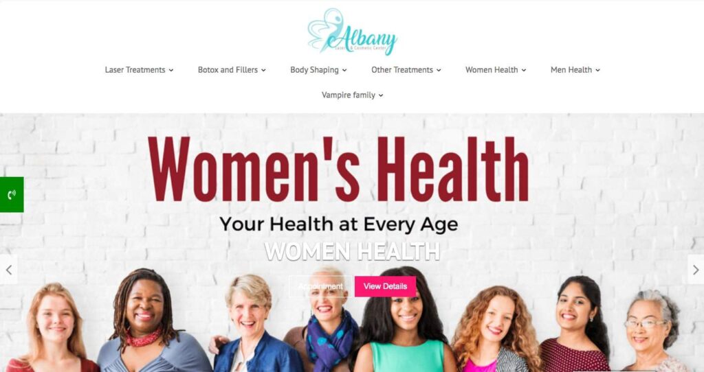 Albany Laser & Cosmetic Centre's Homepage