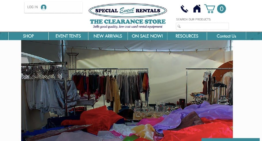 The Clearance Store's Homepage