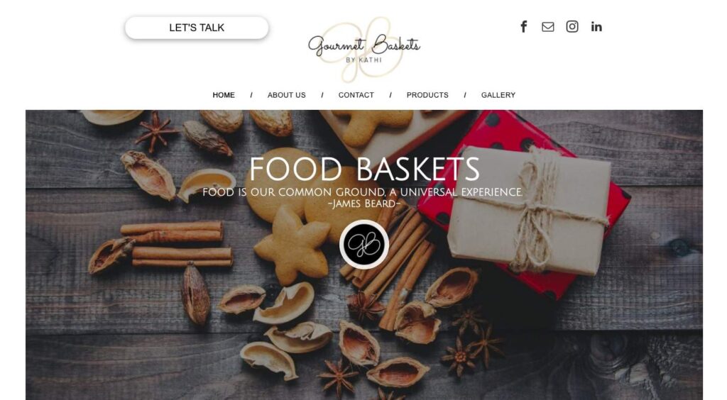 Gourmet Baskets by Kathi's Homepage