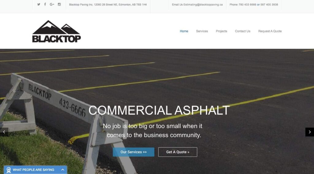 Blacktop Paving's Homepage