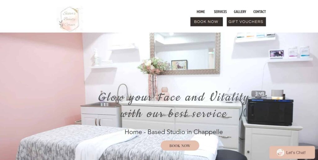 Sister's Beauty Corner Homepage