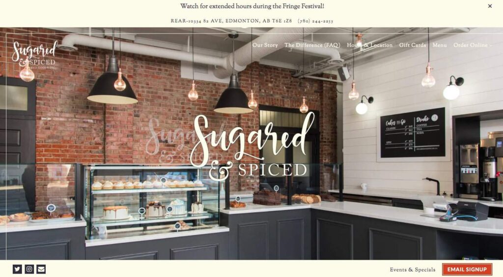 Sugared and Spiced's Homepage