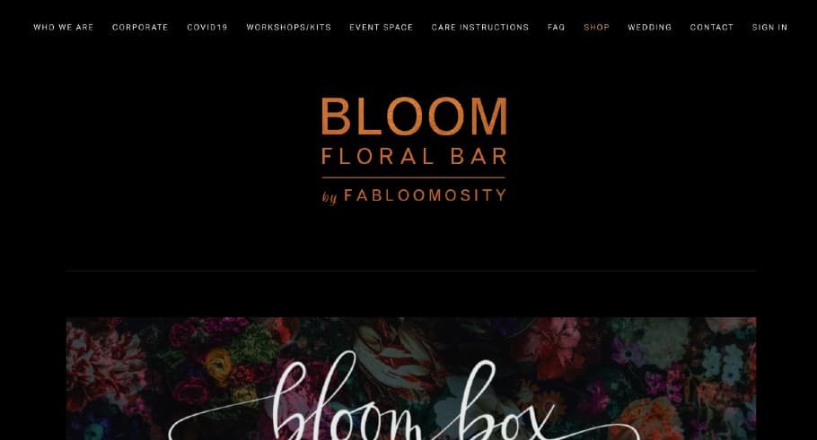 FaBLOOMosity Floral Atelier's Homepage