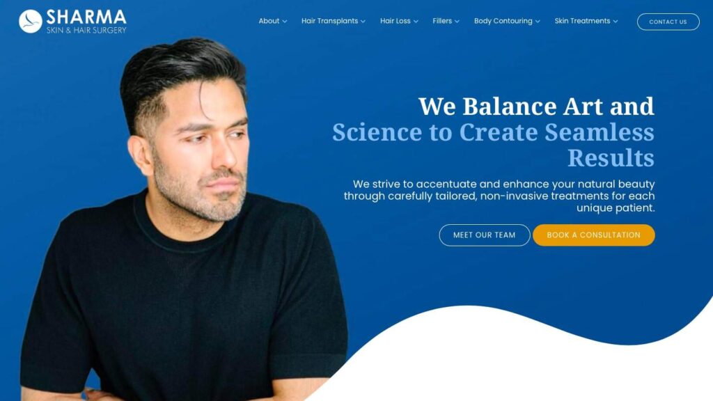 Sharma Skin & Hair Surgery - Dr. Anil Sharma's Homepage