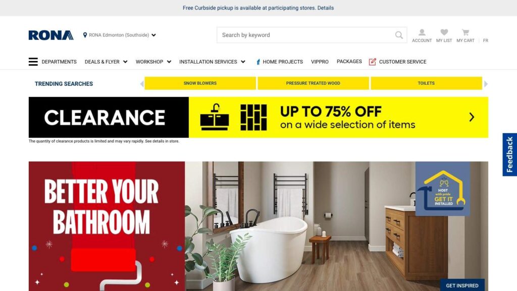 RONA Edmonton's Homepage