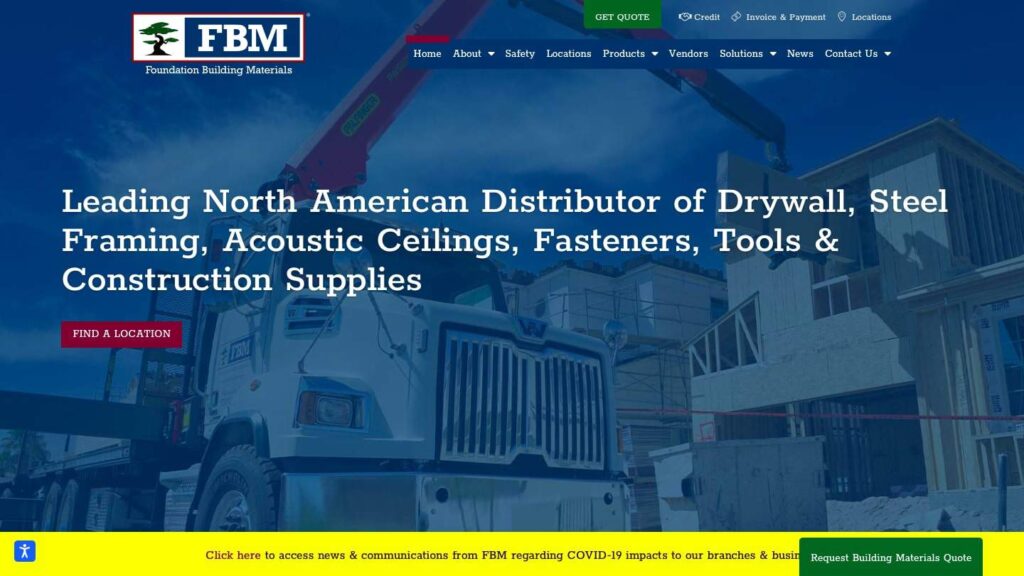 Foundation Building Materials' Homepage