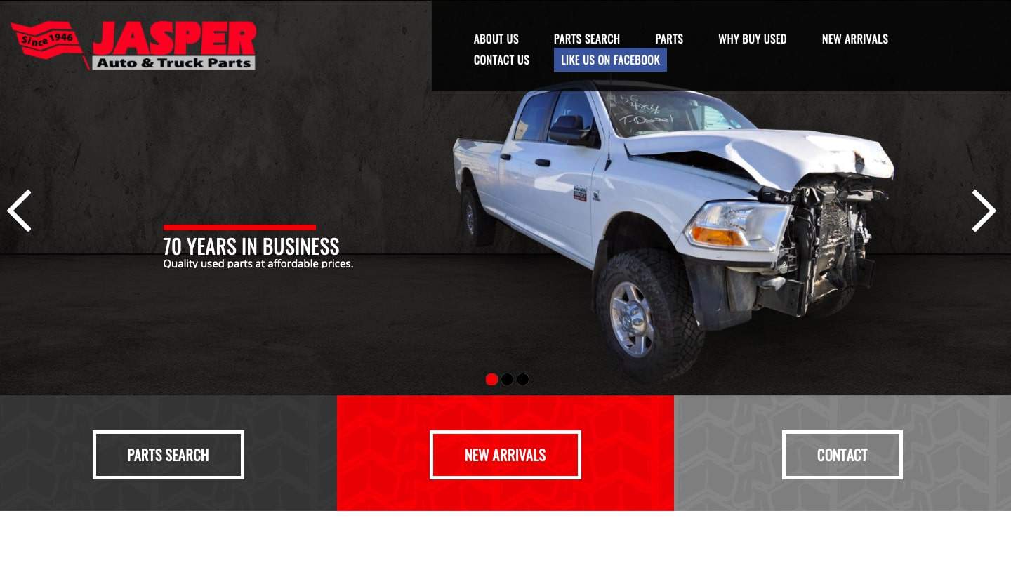 Jasper Auto Truck Parts Homepage Best in Edmonton