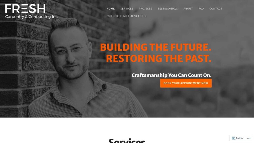 Fresh Carpentry & Contracting Inc.'s Homepage