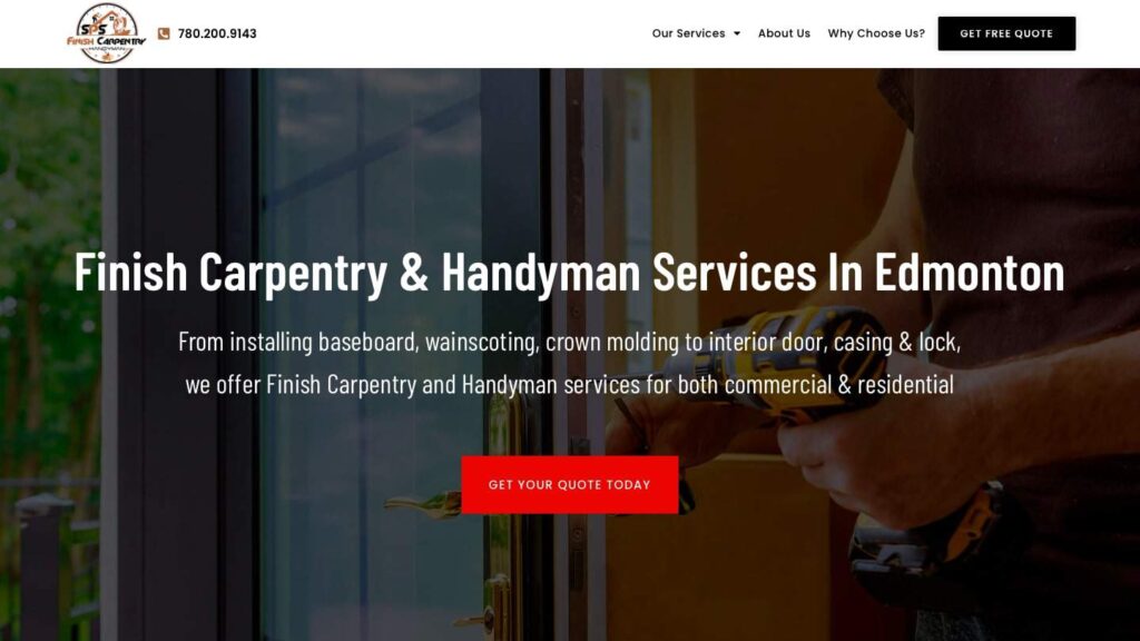 SPS Finish Carpentry & Handyman Services' Homepage