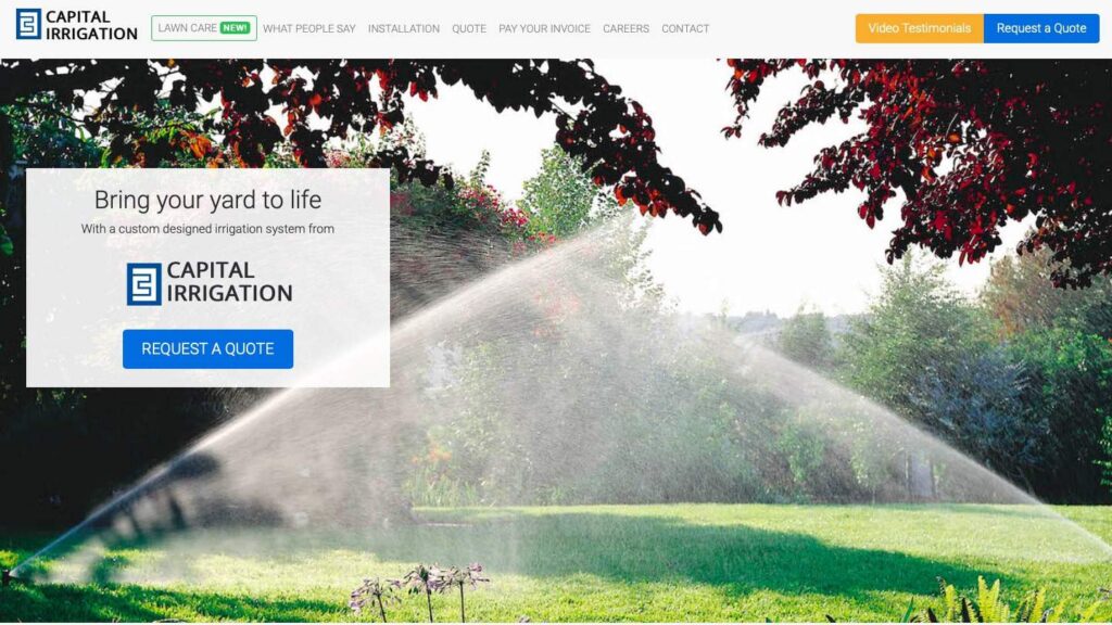 Capital Irrigation's Homepage