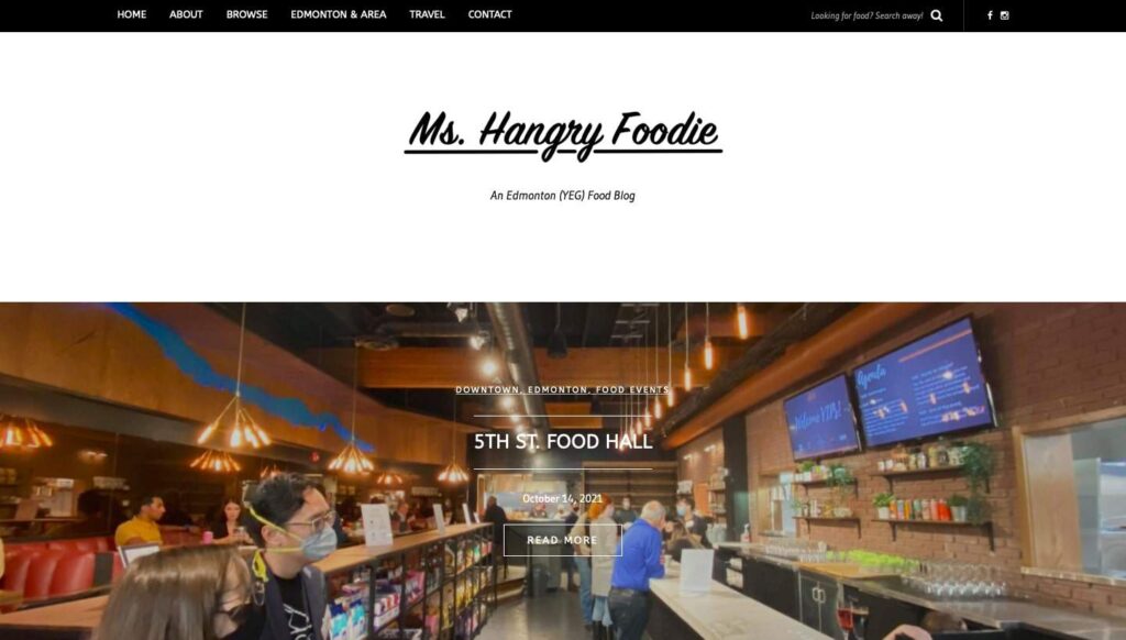 Ms. Hangry Foodie's Homepage