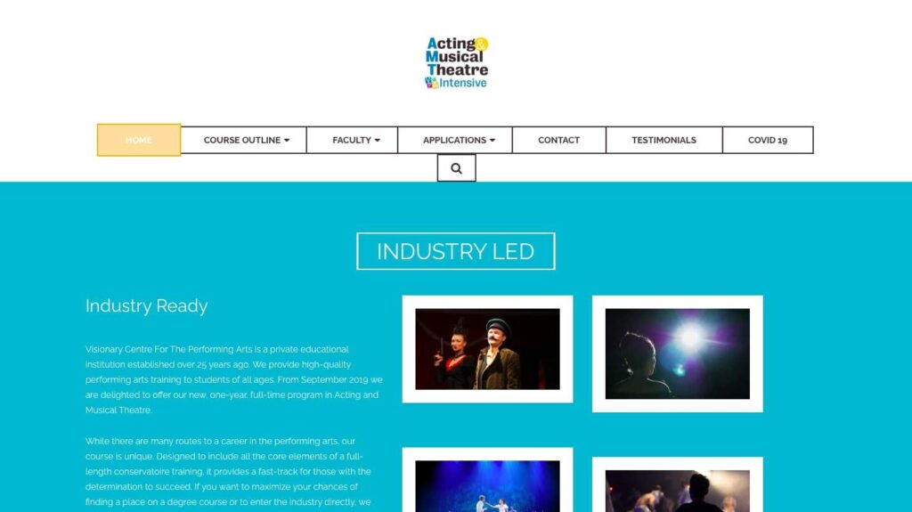 Acting & Musical Theater Intensive (Visionary Center for the Performing Arts)'s Homepage