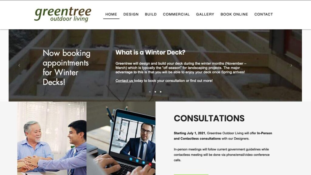 Greentree Outdoor Living's Homepage