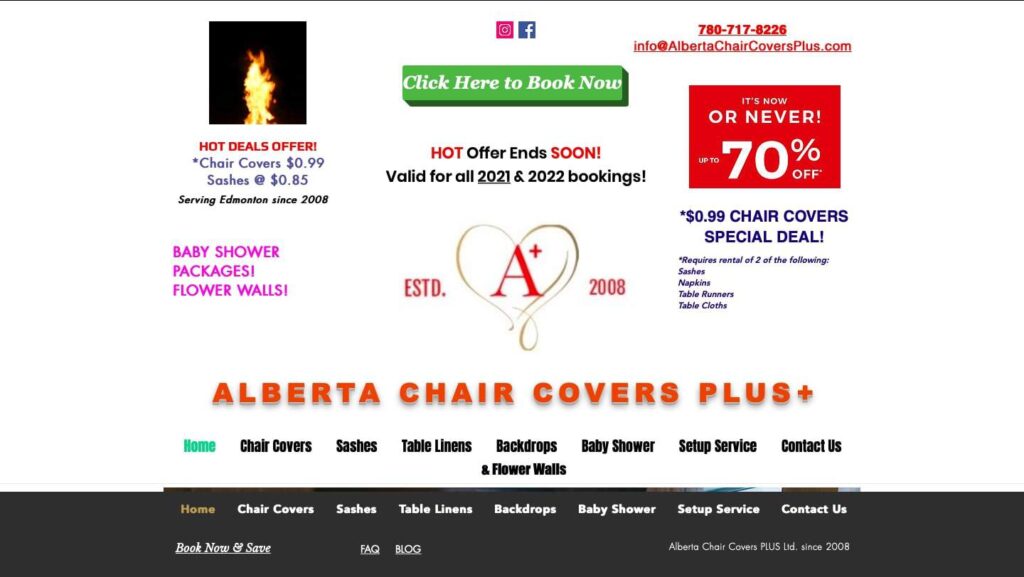 Alberta Chair Covers Plus Ltd. (5)'s Homepage