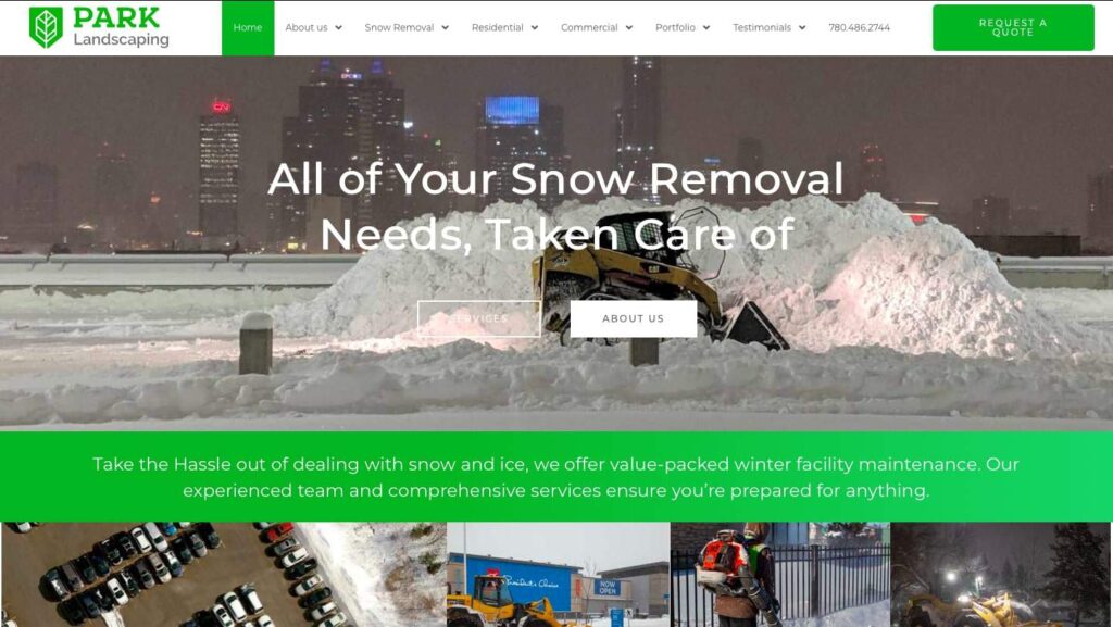 Park Landscaping Ltd.'s Homepage