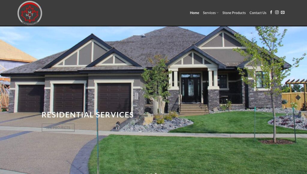 Met Exteriors' Homepage