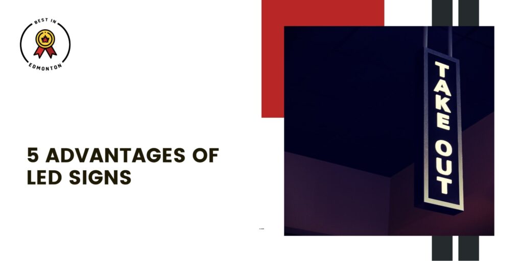 5 Advantages of LED Signs