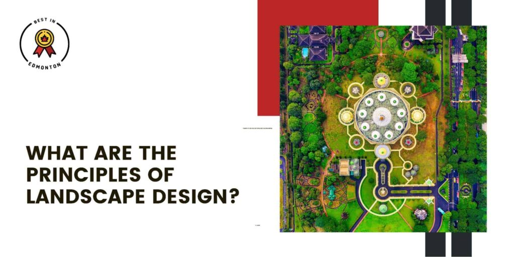 What are the principles of landscape design