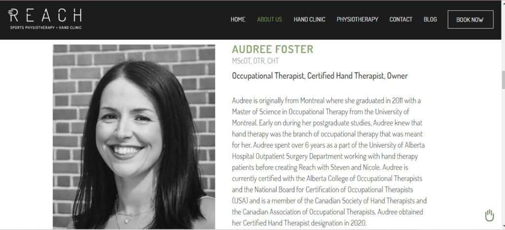 Audree Foster homepage