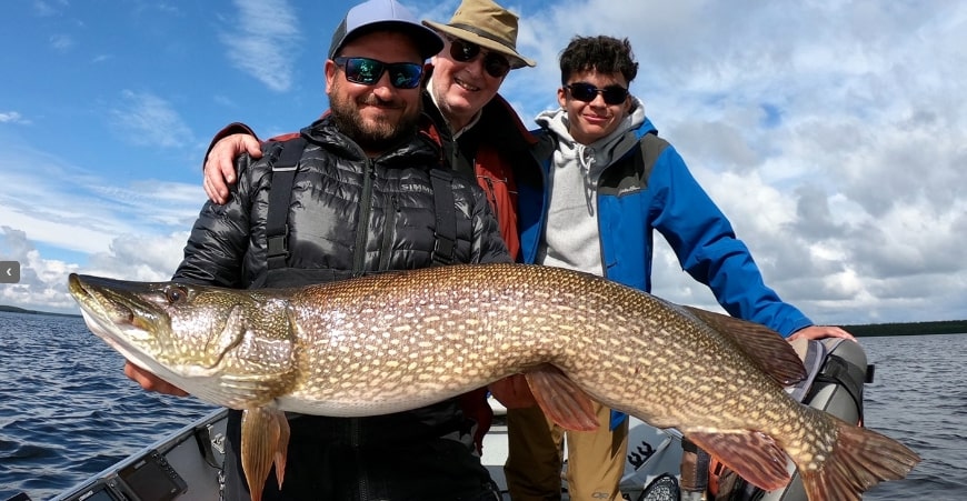 Fishing in the North Saskatchewan River